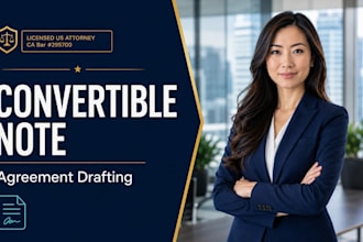 draft a legally binding startup convertible note agreement