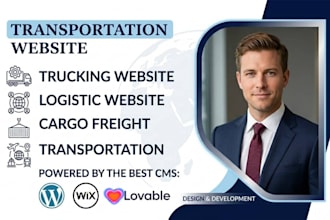 logistics website, dispatch, trucking, cargo website, freight broker website