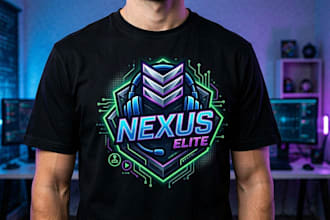 create modern and trendy tshirt design for your brand