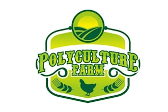design high quality custom logo for poly culture farm