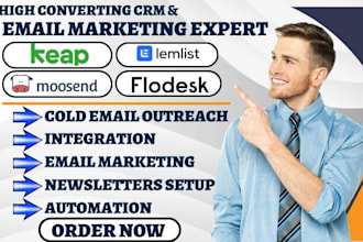 lemlist account for cold email outreach moosend email marketing keap automation