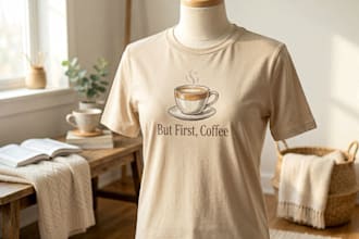 make vintage and retro tshirt design for your business