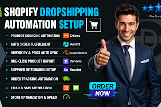optimize shopify dropshipping automation for orders products and fulfillment