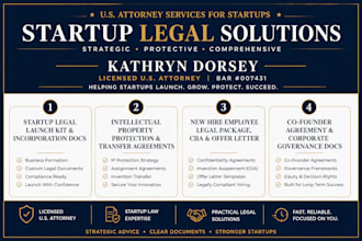 draft your new hire employee legal package ciia, and offer letter as US attorney