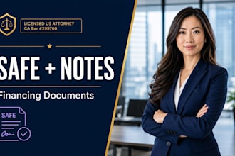 write premium startup note financing and safe agreements