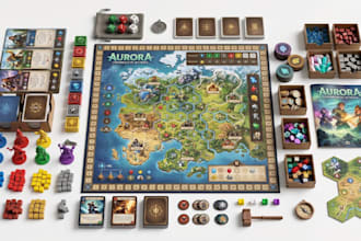 do board game design, tabletop game, rulebook and card game development