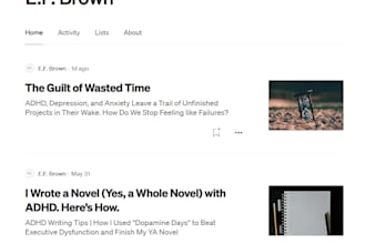 write adhd or general mental health wellness content