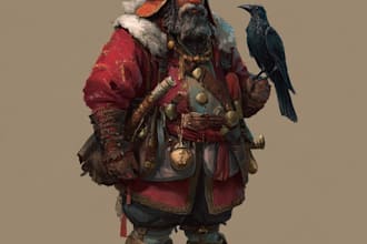 create stunning fantasy character art, dnd heroes, and original characters