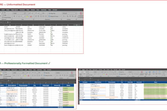 provide fast, accurate data entry and formatting services