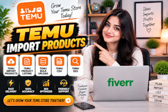 temu va import products temu product listing temu bulk upload temu csv temu seo