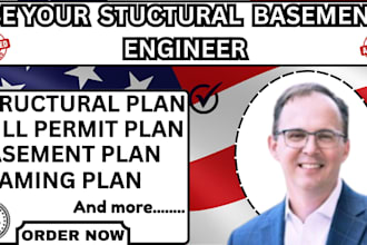 do structural basement plan, licensed engineer, patio addition, home extension