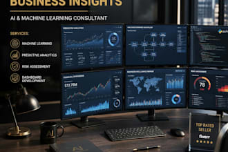 build machine learning models for predictive analytics and business insights