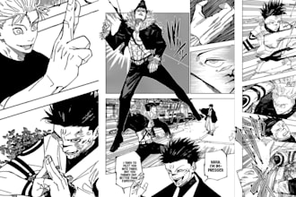 draw anime manga comic book illustration manga artist webtoon manga illustration
