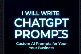 write custom chatgpt prompts for your business