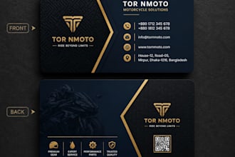 design professional modern business card and visiting card