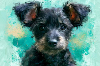 paint stunning pet portrait