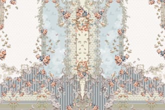 create textile design and pattern design