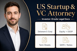 structure your founder equity vesting and employee stock option plan US attorney