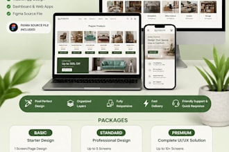 design responsive website uiux in figma