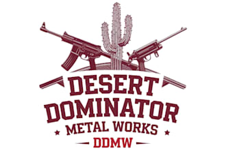 create a professional desert and landscape logo design