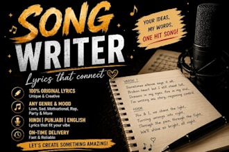 write original hindi, punjabi and shayari and song