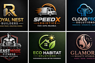 design a modern minimalist business logo for your brand