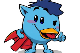 draw cartoon mascot character illustration