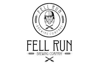 design powerful ultra marathon themed brewery logo