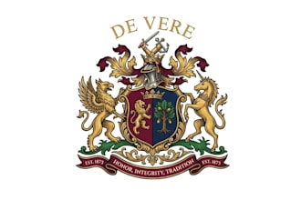 design coat of arms, heraldic shield or family crest