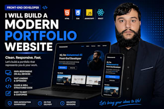 design and develop a personal portfolio website