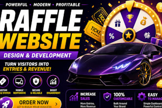 raffle website giveaway website competition website event website raffle website
