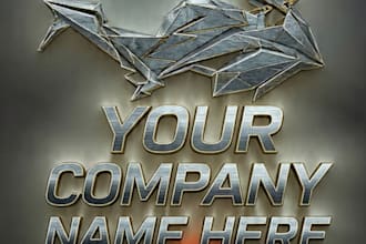design luxury 3d motorcycle logo for bike showroom brand