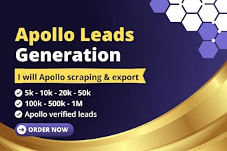 do b2b lead generation using apollo any industry lead gen