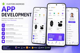 develop a custom android app for your business