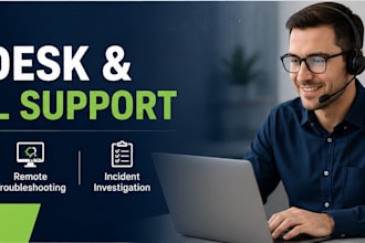 provide professional IT help desk and technical support
