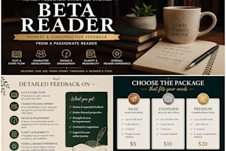 be your beta reader and provide honest feedback