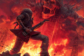 design excellent metal or punk album cover