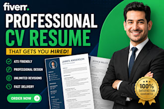 do resume design, writing and cv design templates