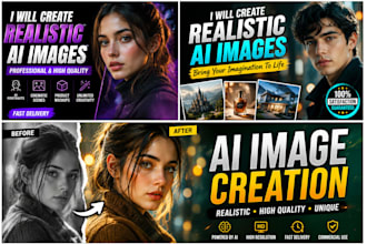 create realistic ai images, cinematic visuals by ai 24hour