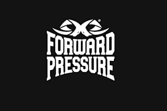 create stylistic upcoming fight wear brand logo