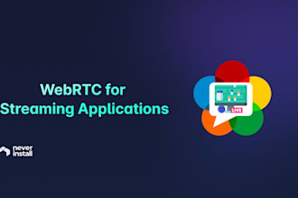develop audio, video and chat app with webrtc, rtmp