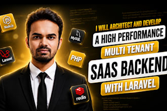 develop multi tenant saas backend with laravel