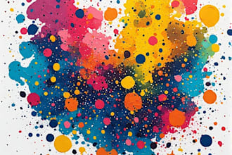 make creative abstract art for you