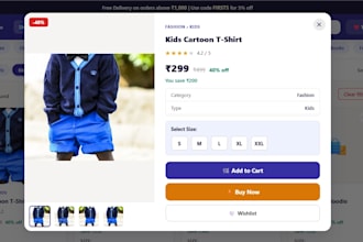 build a responsive ecommerce website