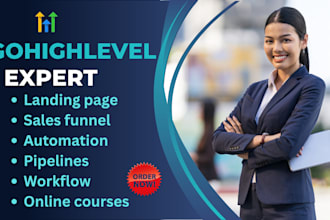 be gohighlevel expert ghl website ghl quiz funnel ghl automation setup