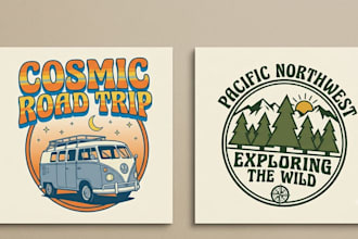 creat unique print ready tshirts and tote bag designs