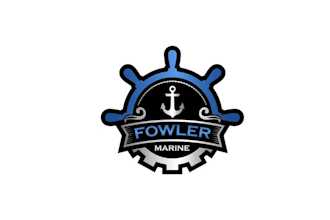 design high definition marine repair shop logo