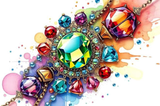 draw any type of complexity jewelry sketch