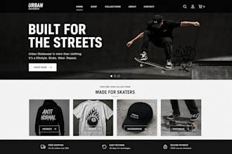 fast and modern website
