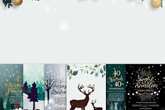 do christmas card and christmas illustration